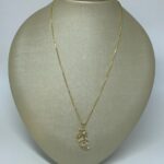 Colar 1 face de borboleta